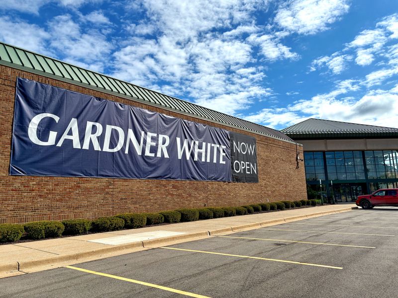 The Gardner White furniture and mattress store on West Saginaw Highway on Friday, May 1, 2026, in Lansing.