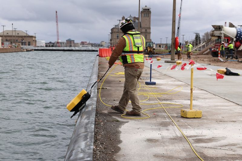 The U.S. Army Corps of Engineers, Detroit District carried out additional inspections on April 30, 2026 to check for damages in the Soo Locks after an accidental anchor drop.
