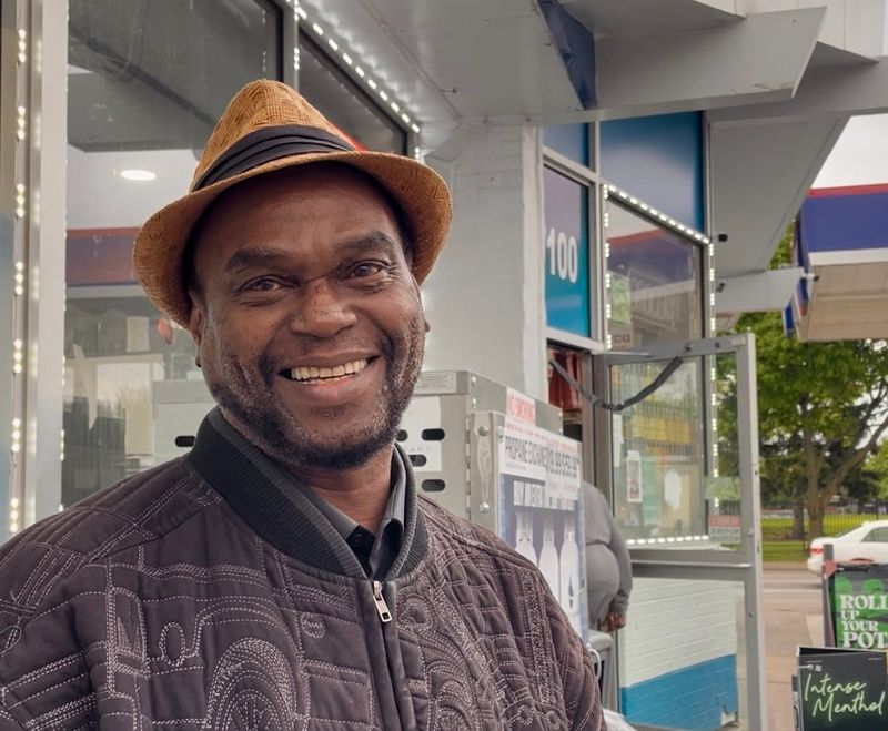 DeLano Calhoun, of Detroit, said May 1 gas prices were getting ridiculous. The tank on his GMC Envoy now costs $80-90 to fill.