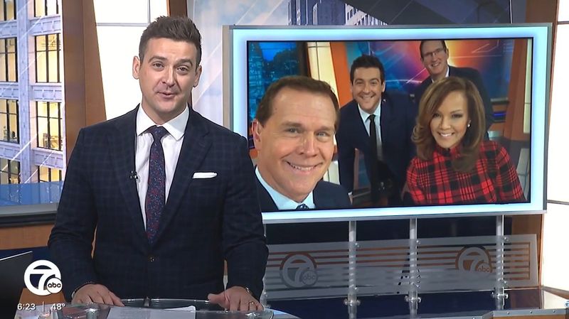 Brad Galli signs off from WXYZ Channel 7 on Friday night.