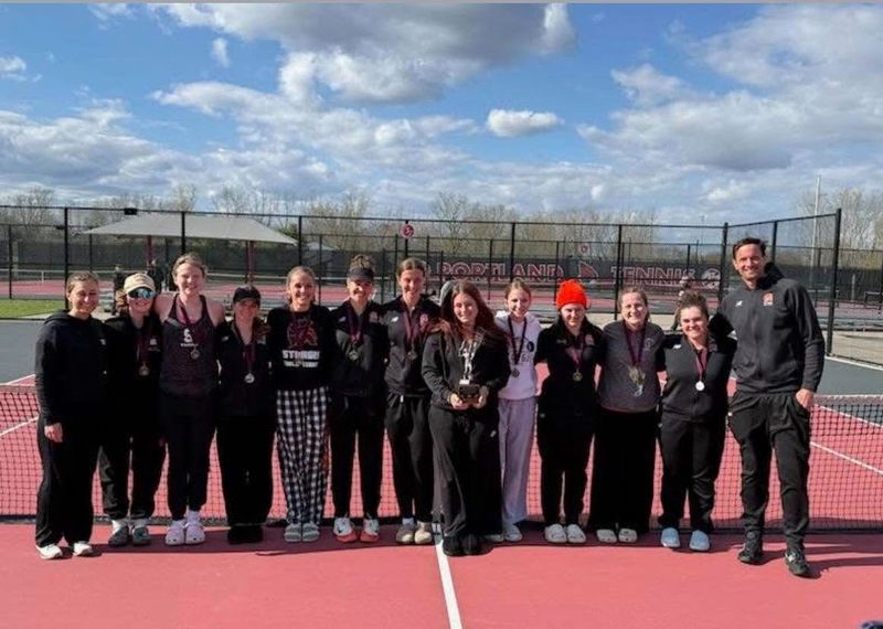 The Sturgis tennis team won all three of its matches at the Portland Tournament this past weekend.