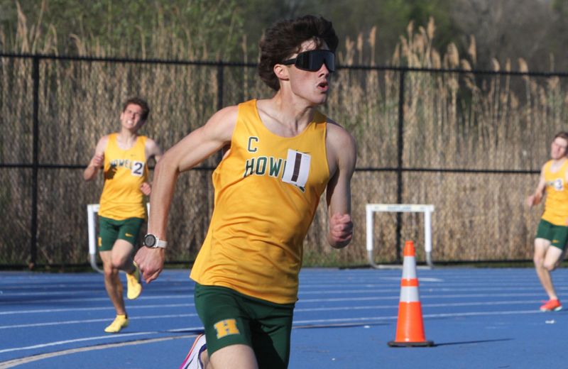 Jack MacGregor broke the Howell record in the 3,200-meter run in Shepherd.