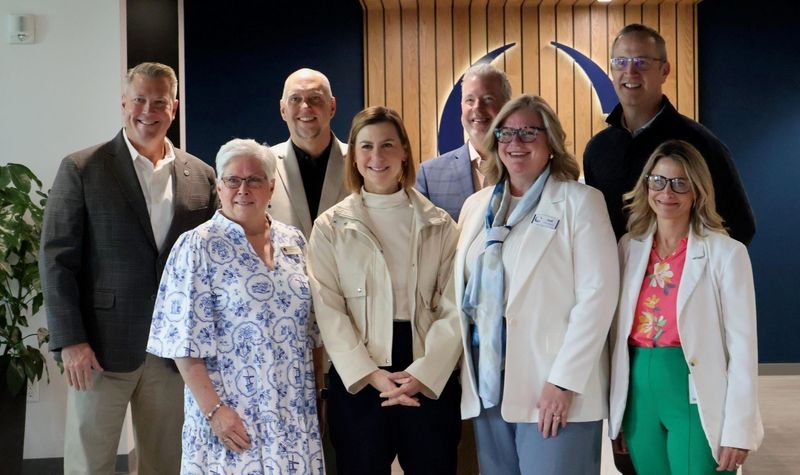 U.S. Senator Elissa Slotkin, D-MI, met with local business leaders and government officials on May 4 in Holland.