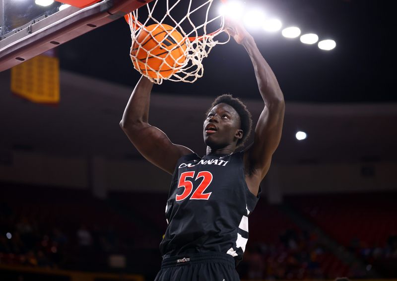 New Michigan center Moustapha Thiam, a Cincinnati transfer, was one of the top big men in the transfer portal this offseason.