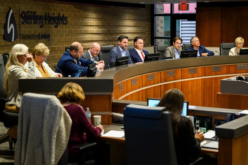 The Sterling Heights City Council meets on Tuesday, May 5, 2026 at City Hall in Sterling Heights, Mich.