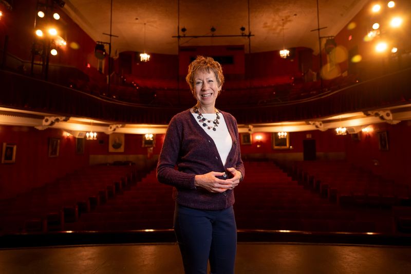 Christine Delaney, executive director of the Tibbits Opera House, is committed to preserving the history of the 144-year-old opera house in Coldwater.