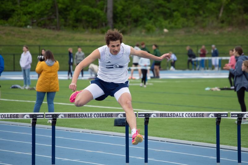 Dawson Scharer earned both SCAA hurdles titles to start his final postseason with the Colts.