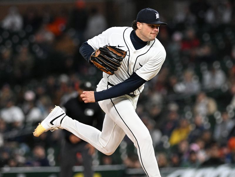 The Tigers on Sunday placed left-handed reliever Brant Hurter on the 15-day injured list.