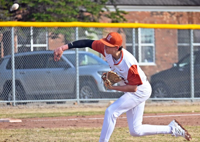Harbor Springs' Nick Lemieur continues to shine on the mound and helped bring the Rams to 15-1 overall and 7-1 in the Northern Shores this week.