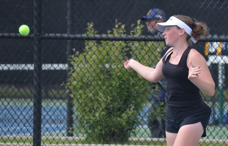 West Ottawa's Sydney Shafer reached the state finals at No. 3 singles at the Division 1 state tennis tournament.