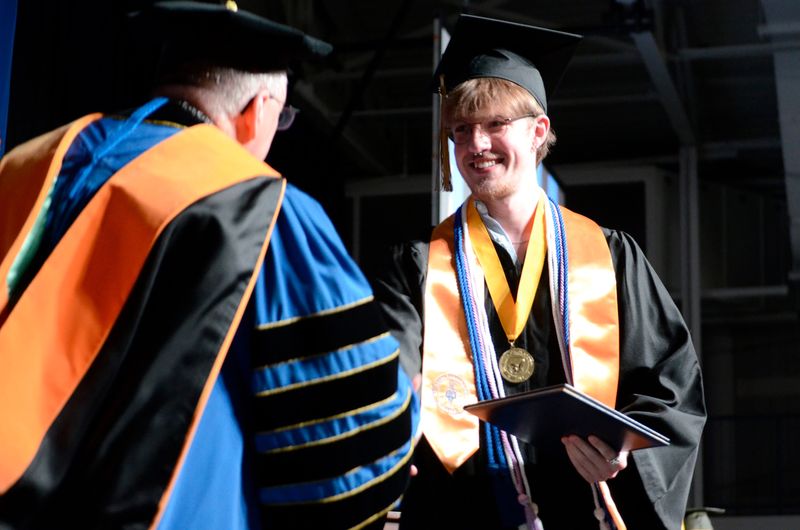 Nearly 300 students earned their diplomas during North Central Michigan College's commencement ceremony on May 8, 2026 in Petoskey.