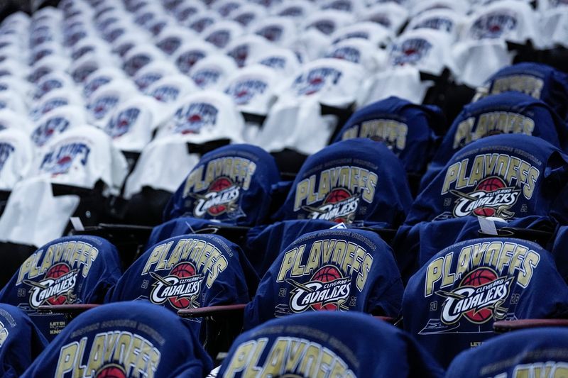 Cleveland Cavaliers hosts Detroit Pistons for Game 4 of second round of NBA playoffs at Rocket Arena in Cleveland on Monday, May 11, 2026.