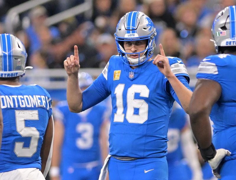 Lions quarterback Jared Goff eclipsed 4,500 yards passing for the third straight season in 2025.