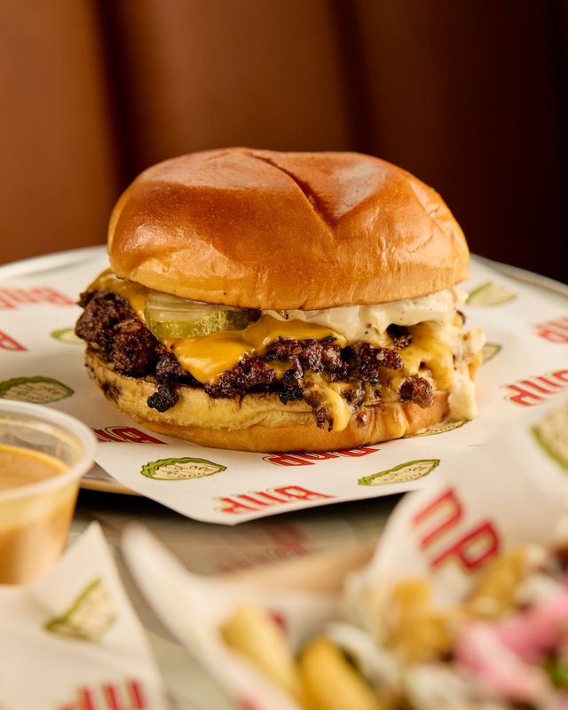 Smash burgers are the highlight on the Buns & Patties menu, a new burger joint in Berkley offering late night hours.