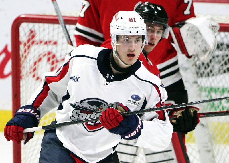 Windsor Spitfires forward Ethan Belchetz will join the Michigan State Spartans next year.