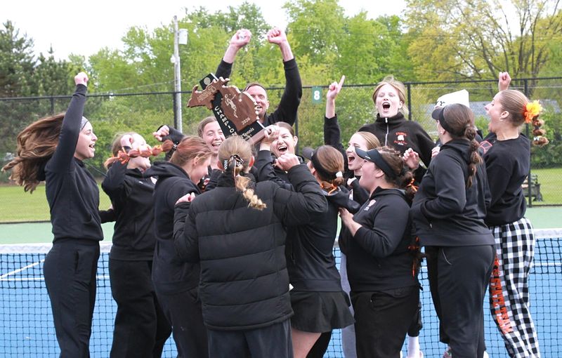 The Sturgis tennis team celebrated its first regional championship since 2015 on Wednesday.