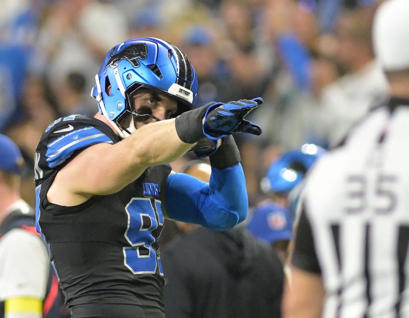 Defensive end Aidan Hutchinson and the Lions open their season at home against the New Orleans Saints.