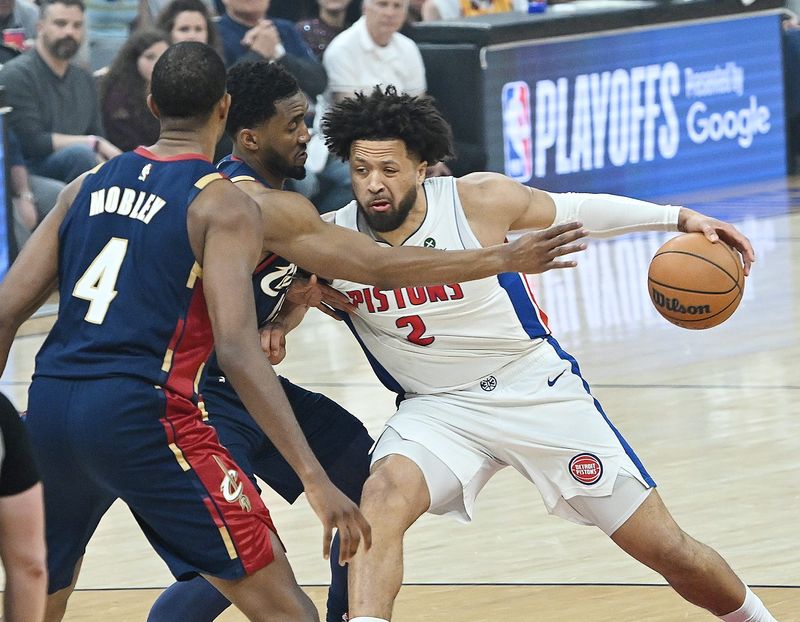 The Pistons must find a No. 2 scorer to pair of with star guard Cade Cunningham (2) this offseason.