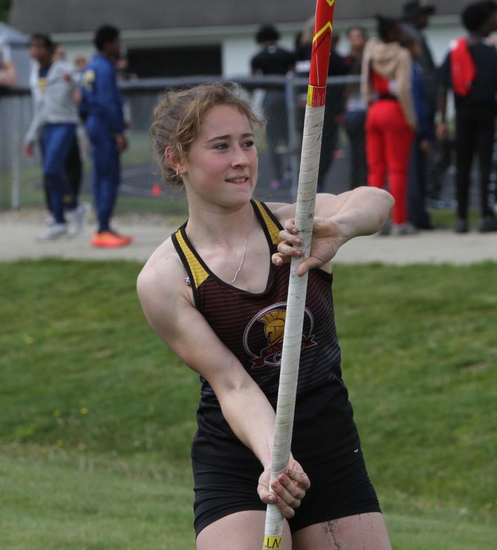 Charyl Stockwell Academy's Becka Lethorn won her fourth regional pole vault championship during the Division 3 regional track and field meet on Saturday, May 16 at Stockbridge High School.