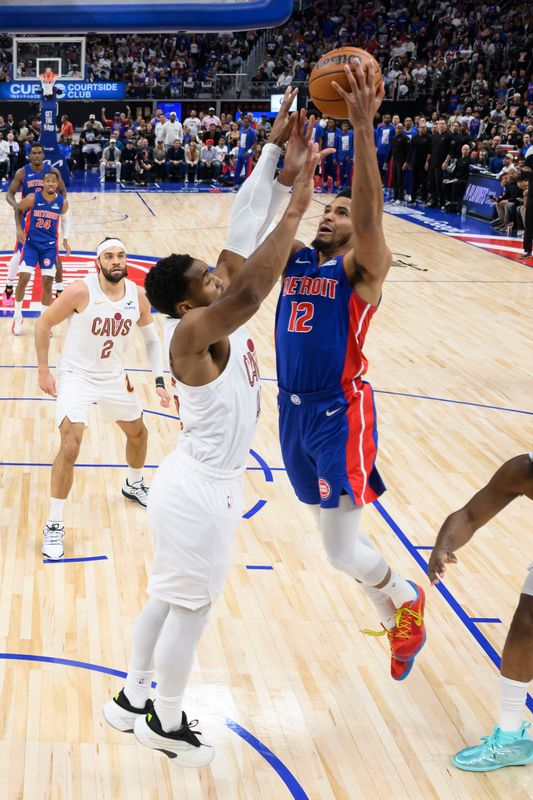 Forward Tobias Harris averaged 13.3 points in 63 regular-season games for the Pistons last season.