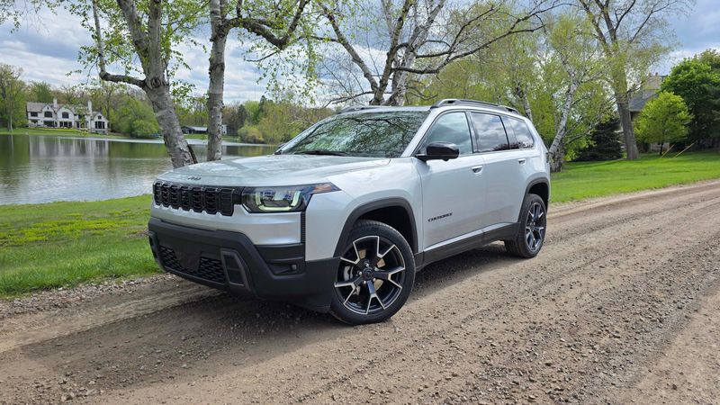 The 2026 Jeep Cherokee boasts bold, crisp, upright styling. All-wheel-drive standard.
