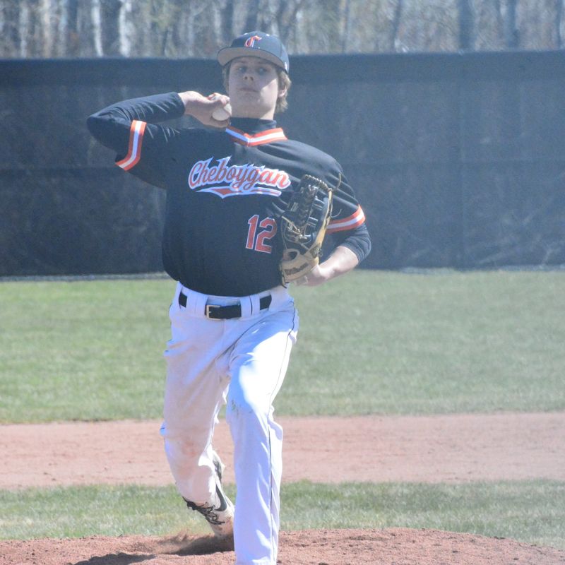 Senior pitcher Charlie Godfrey and Cheboygan baseball will be looking to make a run at a district title, but a semifinal with Sault Ste. Marie or Petoskey awaits them.