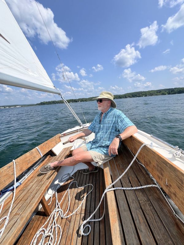 Brad Fleming, a Petoskey resident, suffered a broken neck during a freak bicycle accident in May 2025.