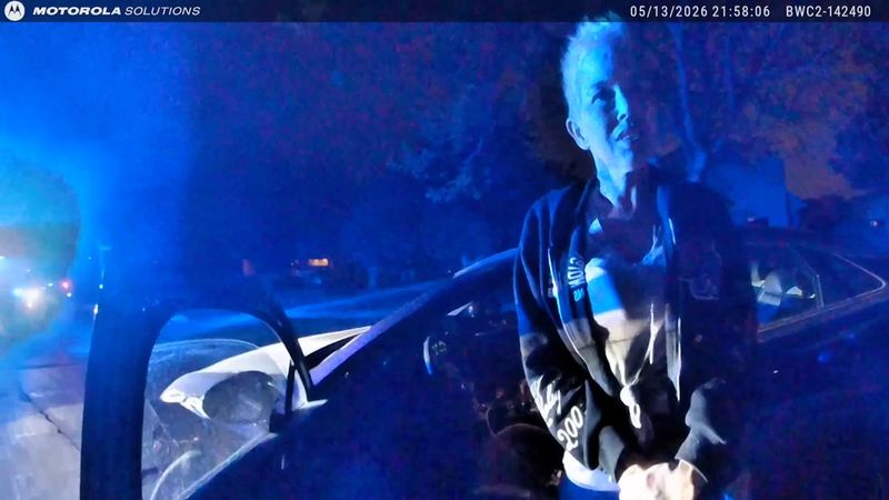 Kim Mathers faces another drunk driving charge following a crash in Chesterfield Township, Michigan.