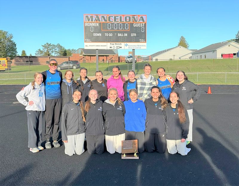 The Inland Lakes girls track and field team captured the Ski Valley Conference championship in a meet at Mancelona on Wednesday, May 20.
