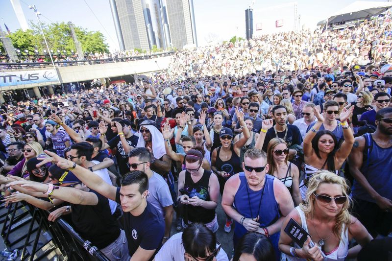 Huge Movement crowds have packed Hart Plaza on Memorial Day weekend for more than 25 years. The first festival was held in 2000.