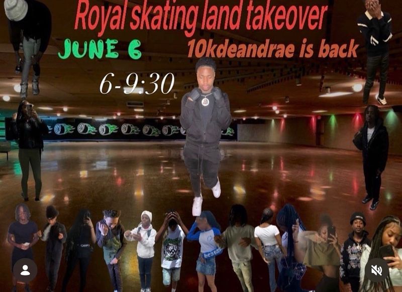 Deandrae Morgan, 19, one of the organizers of the May 17, 2026 downtown Detroit teen takeover, said he is planning a June 6 takeover at a Detroit skate park as seen in this poster.
