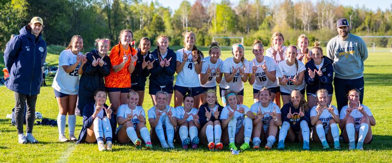 Gaylord girls soccer defeated Petoskey 4-0 on Thursday, May 21, clinching a share of the program's first Big North Conference Championship since 2002.