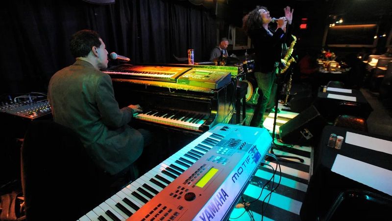 Gwen Scales sings as she performs with the Charles Scales Trio at Baker's Keyboard Lounge in 2015.