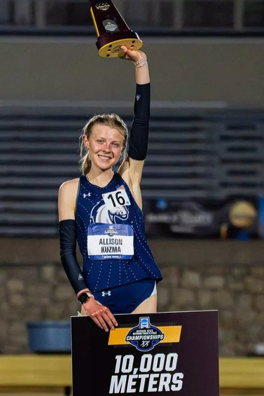 Hillsdale's Allison Kuzma won the NCAA Division II national championship in the 10K on Thursday, May 21.