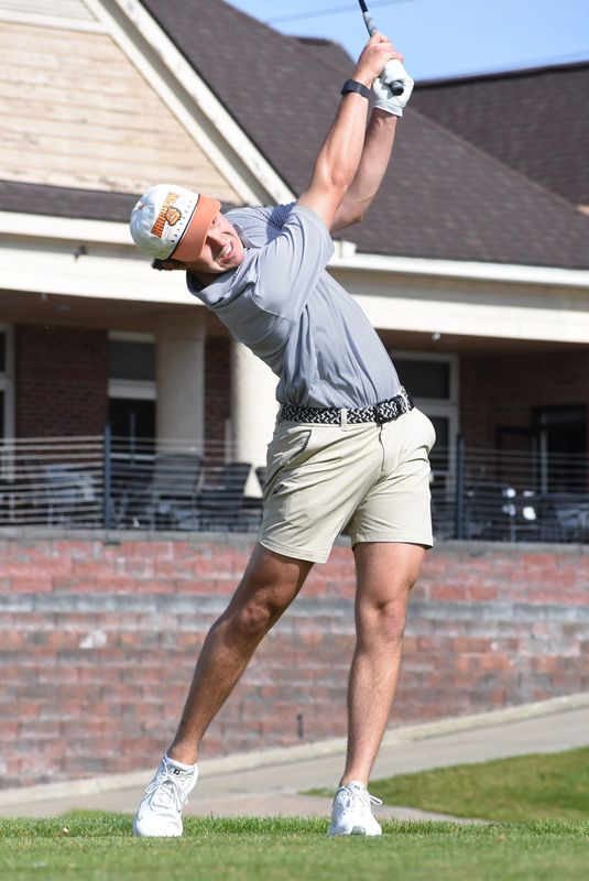 Brighton's Adam Forcier tied for seventh with a 74 during a Division 1 golf regional on Tuesday, May 26, 2026 at Polo Fields Golf and Country Club.
