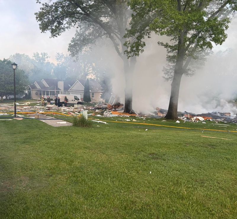 A home in Comstock Park exploded early Tuesday, May 26, 2026, in what police say may have been a murder-suicide attempt.