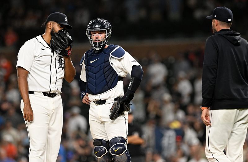The Tigers' Dillon Dingler leads all catchers in called strikes gained above expected, a stat researched by TruMedia that takes into account both framing and successful challenges.