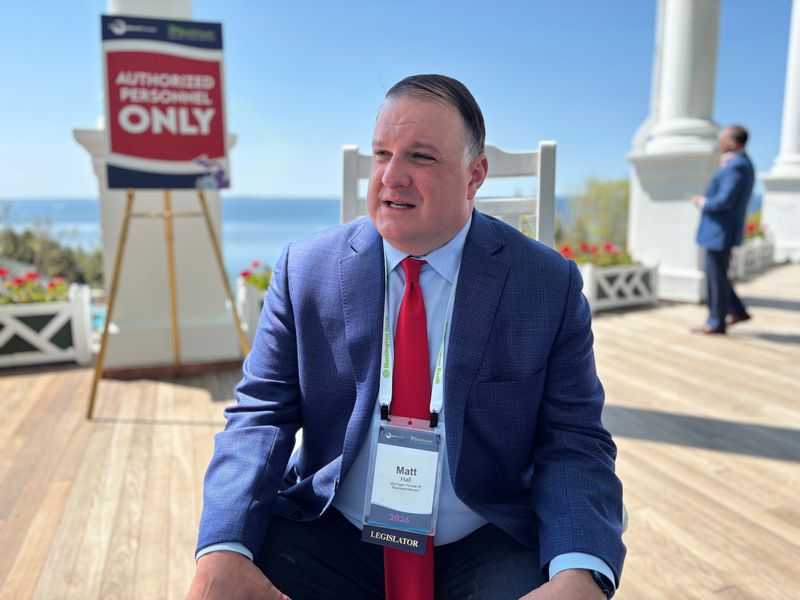 Michigan House Speaker Matt Hall, R-Richland Township, thinks Michigan can get a better deal than free for the $4.7 billion Canadian-financed Gordie Howe International Bridge. Last week, he praised efforts to block the new bridge's opening while the Trump administration negotiates with the Canadian government.