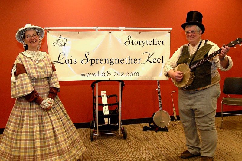 Lois and Tom Keel will perform "A Michigan Pioneer’s Story" on June 8, 2026 at the Otsego County Library.