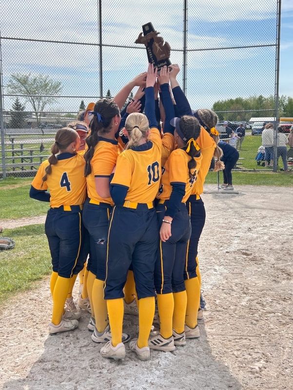 Gaylord softball captured its sixth straight district championship after winning 8-5 over Petoskey on Thursday, May 28.