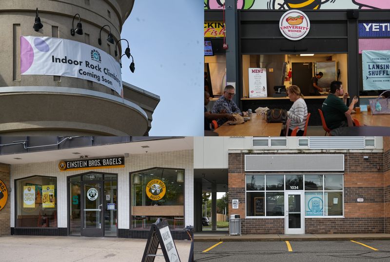 The Lansing area gained nearly a half dozen new retailers and restaurants in May. It also lost a coffee shop.