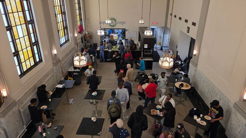 The Pope Francis Center feeds 300-450 homeless a day.