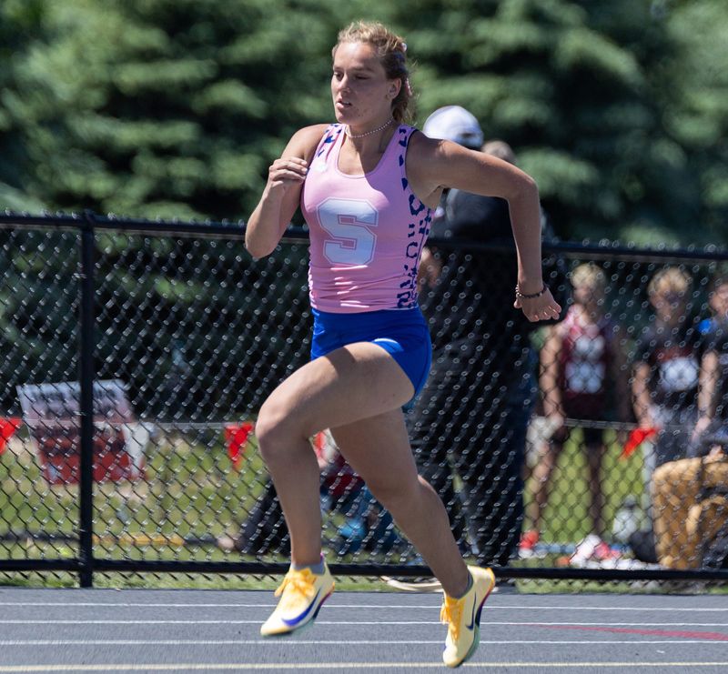Saugatuck's Alina Martinson was a two-time all-state performer during the Division 3 state finals.