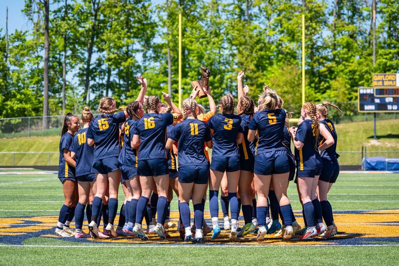Gaylord soccer defeated Petoskey 4-1 on Saturday, May 30, winning the program's second district title in three seasons and becoming the first GHS to win both a conference and district title in the same year.