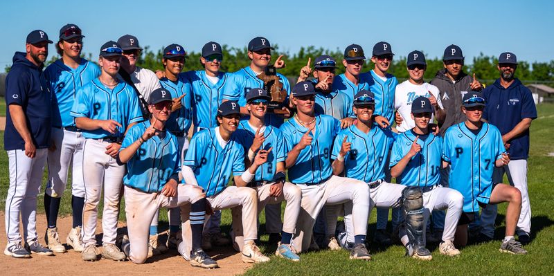 While they might be holding up a No. 1, the Division district championship earned by the Petoskey baseball team in Gaylord Saturday, May 30 came as a seventh consecutive district title for the Northmen.