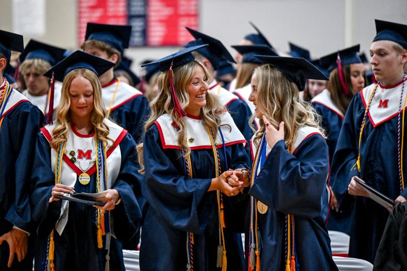 Scenes from the Mason High School graduation ceremony on Sunday, May 31, 2026, at Mason High School.