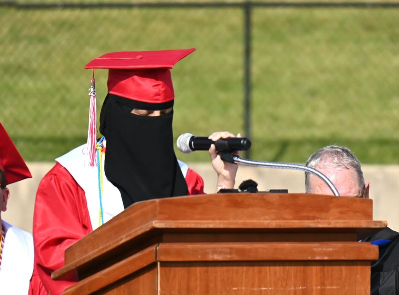 Valedictorian Afnan Munassar will attend the University of Michigan.