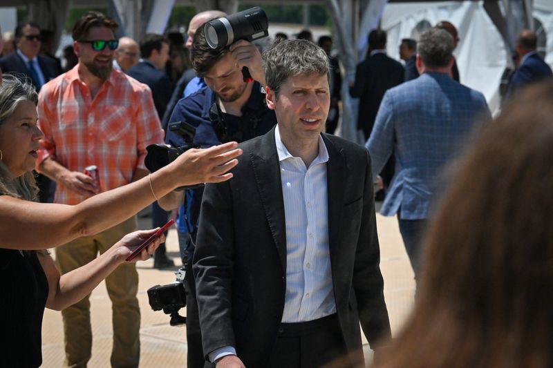 OpenAI CEO Sam Altman arrives at “A Celebration of The Barn, a Saline Township Data Center Celebration, Monday, June 1, 2026 in Saline, Mich.