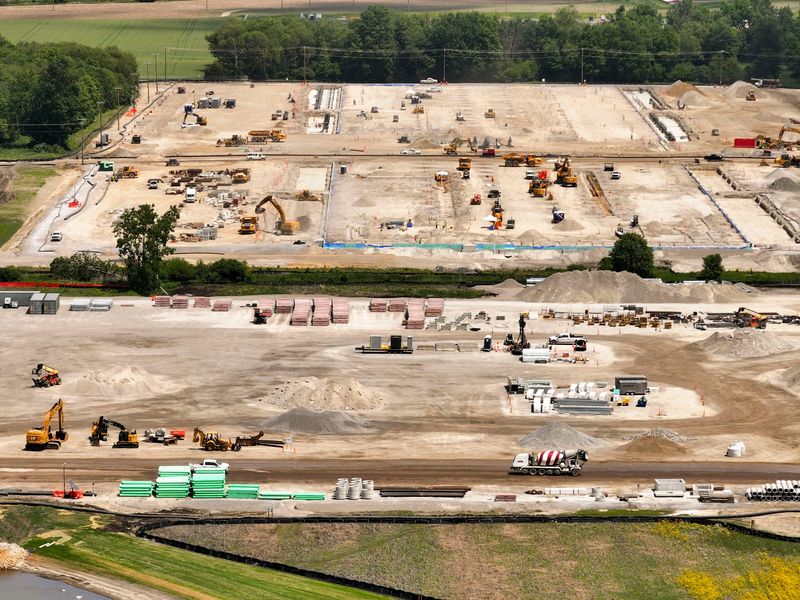 The Saline Twp. Data Center Project, also known as “The Barn”, in Saline, June 1, 2026.