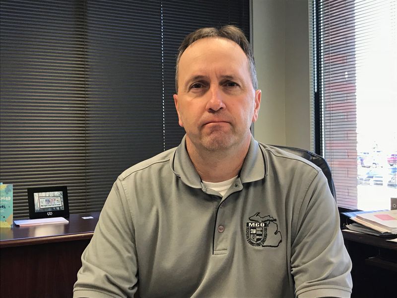 Michigan Corrections Organization President Byron Osborn